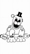 Golden Freddy Coloring Pages At Free Printable | Images and Photos finder