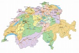 Switzerland Map - Guide of the World
