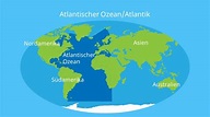 Ozeane • Alle Ozeane, alle Weltmeere, Karte · [mit Video]