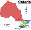 Ontario Regions Map - Map of Canada City Geography