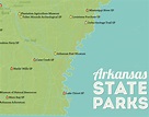 Arkansas State Parks Map 11x14 Print - Best Maps Ever