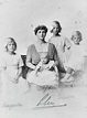 Princess Alice of Battenberg with her four daughters | Princess alice ...