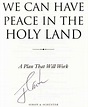 We Can Have Peace In The Holy Land, A Plan That Will Work - 1st Edition ...