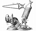 Robert Hooke'S Microscope. /Nline Engraving From Hooke'S 'Micrographia ...