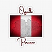 "Orgullo Peruano" Sticker for Sale by Umbrio79 | Redbubble
