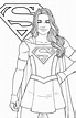 9 Divers Coloriage Supergirl Collection - COLORIAGE