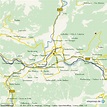 StepMap - Lage von Bruneck - Landkarte für Welt