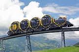 Neue Stoosbahn - steilste Standseilbahn der Welt mit 110%. Hier ist gut ...