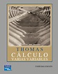 Cálculo. Varias Variables - Thomas George B. Jr. Ed. Pearson 11va ...