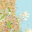 Mapa de copenhague, dinamarca - Mapa de copenhague, dinamarca (Norte de ...