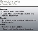 Estructura de la conversación - La conversación