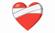 El significado del emoji del corazón vendado en WhatsApp