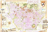 Mapas Detallados de Arezzo para Descargar Gratis e Imprimir