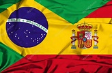 Bandeira da Espanha e do Brasil — Fotografias de Stock © Alexis84 #64069549