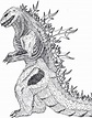 Dibujos de Godzilla para colorear, descargar e imprimir | Colorear imágenes