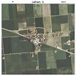 Aerial Photography Map of Latham, IL Illinois