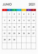 Calendario Junio 2021 Para Imprimir Imprimir El Pdf Gratis - Reverasite