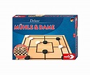 Noris Spiele 606108012 Deluxe Mühle und Dame | Gesellschaftsspiele Test ...