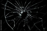 Broken glass texture. Isolated realistic cracked glass effect, concept ...