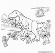 Lego Jurassic World Coloring Pages Jurassic World Coloring Pages ...