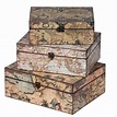 Buy Map Printed Storage Boxes | Storage Boxes | Map Storage Boxes