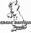 Mapa, de, Reino Unido para colorear, imprimir e dibujar – Dibujos ...