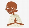 Gandhi Smiling - - Mohandas Gandhi Animation , Free Transparent Clipart ...