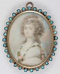 Porträt der Fürstin Josepha Sophie von Liechtenstein als Braut (1776 ...