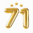 número de aniversário de 71 anos 11297131 PNG