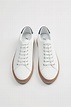 Zara CONTRAST SOLE WHITE SNEAKERS - 85216883-001-