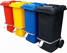 120 Litres Assorted Colours 2 Wheels Mobile Garbage Waste Bin Singapore ...
