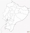 Dibujo de Mapa de Ecuador para colorear | Dibujos para colorear ...
