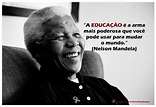 Frase De Nelson Mandela Educação - AskSchool