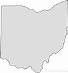 Ohio Map Outline Png Shape State Stencil Clip Art Scroll Transparent ...