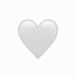 white heart emoji transparent background