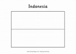 Indonesia Flag Colouring Page