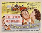 It Happens Every Thursday (1953) movie poster