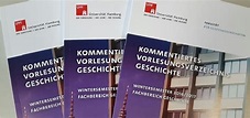 Vorlesungsverzeichnisse : Studium : Universität Hamburg