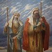 God sends Moses and Aaron back to Egypt - Moses performs the first ...