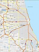 Illinois Map Chicago Area - Ricky Christal