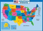 Map of USA: offline map and detailed map of USA