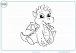 Dibujos de Dragones para colorear - Mundo Primaria