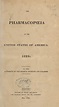 The Pharmacopoeia of the United States of America,1820 – Circulating ...