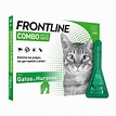 Frontline Combo pipetas antiparasitarias para gatos caja 3 ampollas 0,5 ml
