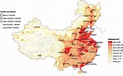 China Population map | Order and download China Population map