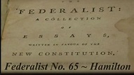 The Federalist No.65 - YouTube