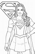 Supergirl - Melissa Benoist by JamieFayX | Superhero coloring pages ...