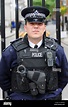 Police Officer, policeman at Downing Street, London, UK Stock Photo ...