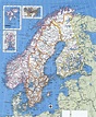 Detailed map of Norway - Map of detailed Norway (Northern Europe - Europe)