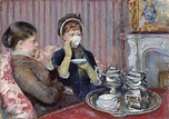 Mary Cassatt - The Tea 1880, picture | ArtsViewer.com